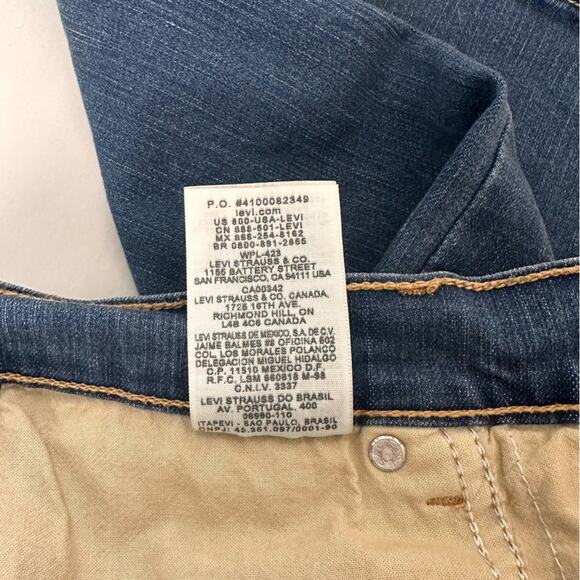 Levis Jeans Perfectly Slimming High Rise Boot Cut 512  Studded Pockets Size 16M - Picture 13 of 15